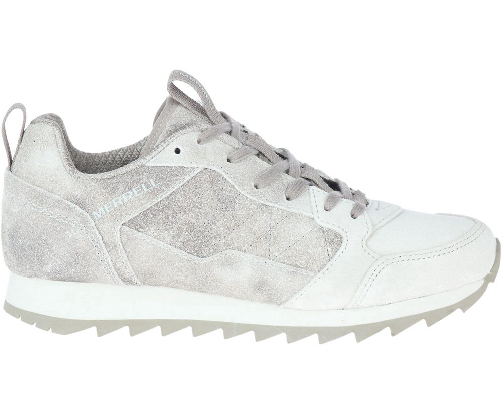 Merrell Sneakers White - Alpine Suede - Womens 42UOBFQRG